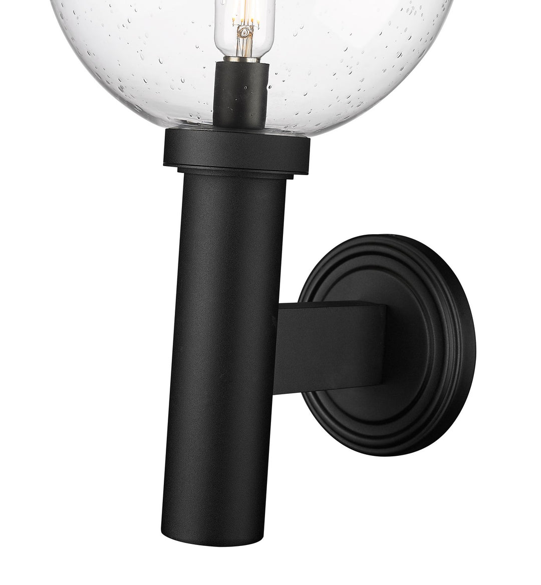 Z-Lite Canada - 599B-BK - One Light Outdoor Wall Light - Laurent - Black