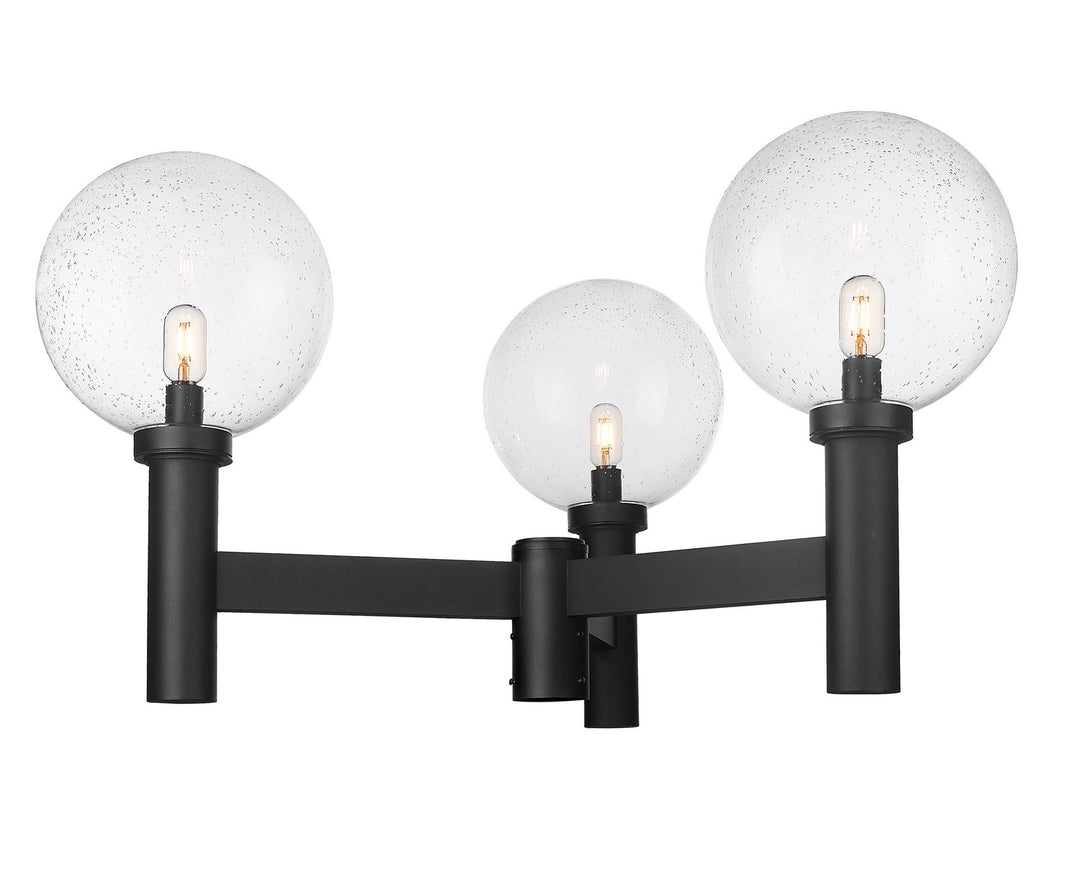 Z-Lite Canada - 599BP3-BK - Three Light Outdoor Post Mount Fixture - Laurent - Black
