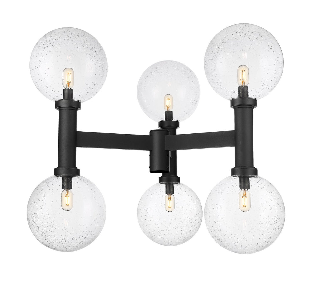 Z-Lite Canada - 599BP6-BK - Six Light Outdoor Post Mount Fixture - Laurent - Black