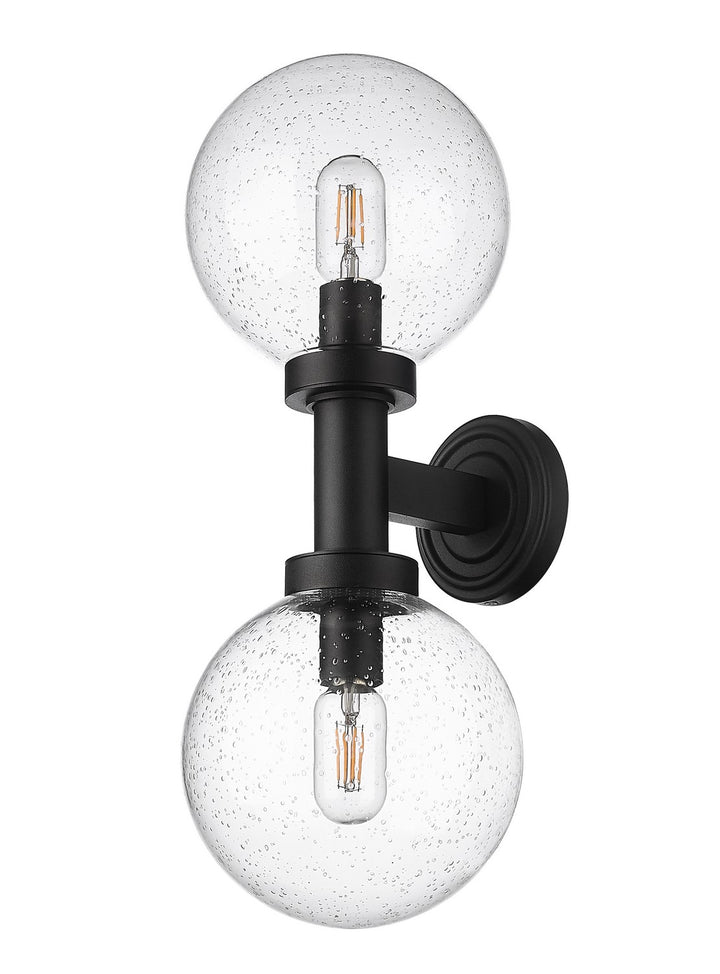 Z-Lite Canada - 599M2-BK - Two Light Outdoor Wall Sconce - Laurent - Black