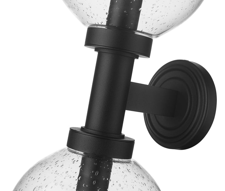 Z-Lite Canada - 599M2-BK - Two Light Outdoor Wall Sconce - Laurent - Black