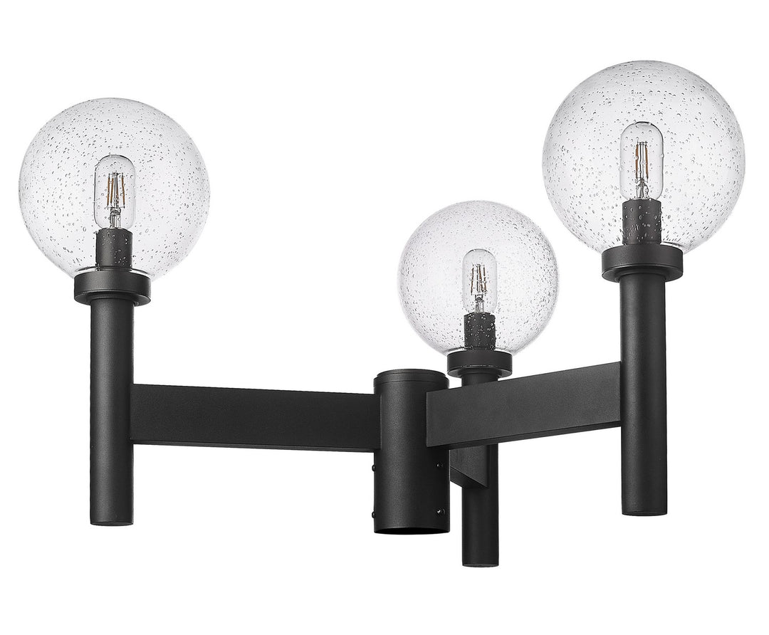 Z-Lite Canada - 599MP3-BK - Three Light Outdoor Post Mount Fixture - Laurent - Black