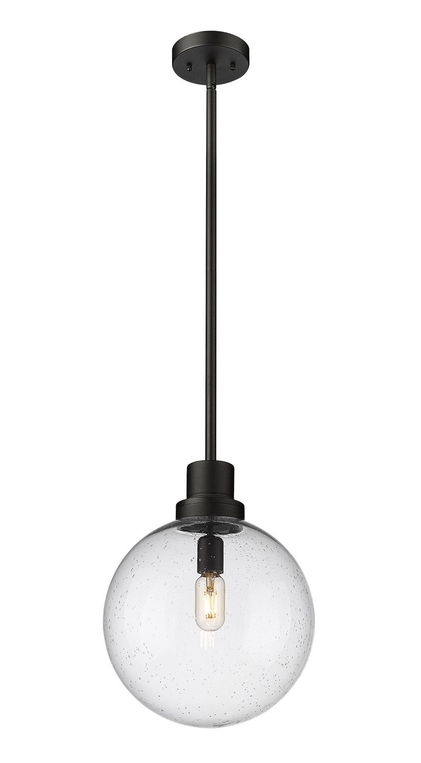 Z-Lite Canada - 599P12-BK - One Light Outdoor Pendant - Laurent - Black