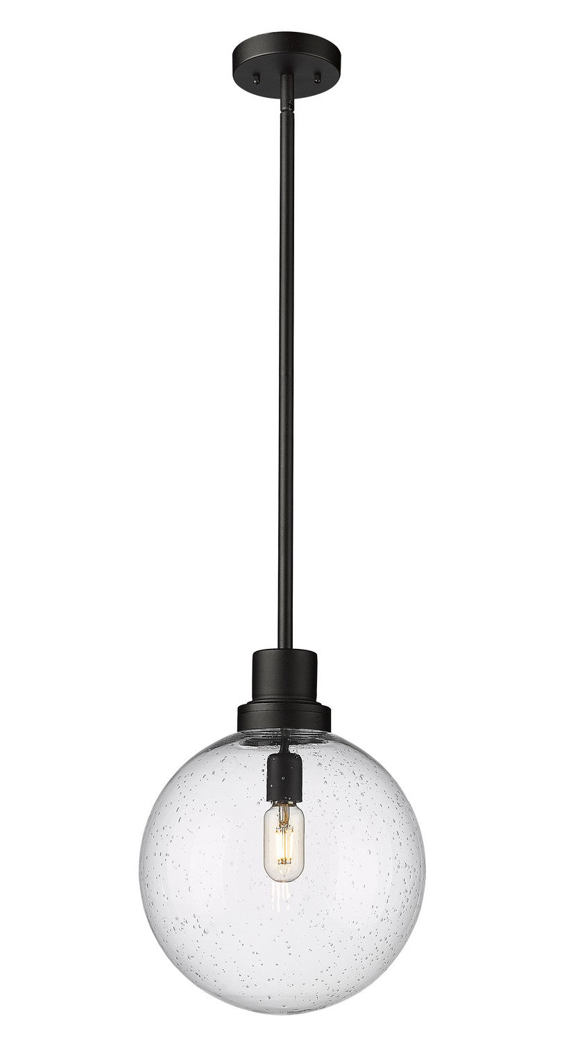 Z-Lite Canada - 599P12-BK - One Light Outdoor Pendant - Laurent - Black