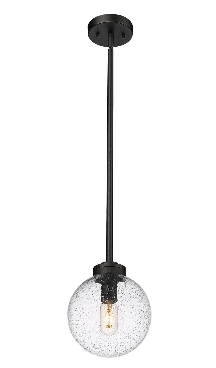 Z-Lite Canada - 599P8-BK - One Light Outdoor Pendant - Laurent - Black