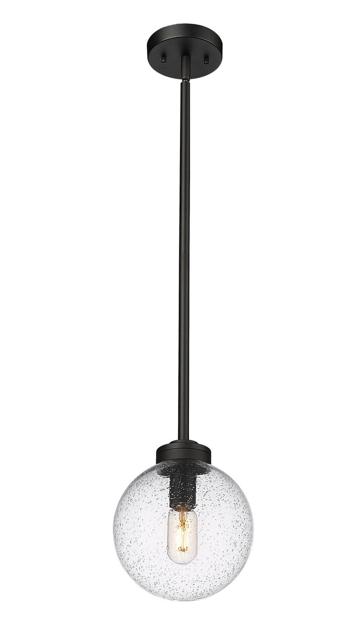 Z-Lite Canada - 599P8-BK - One Light Outdoor Pendant - Laurent - Black