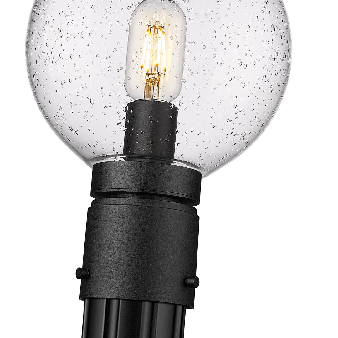 Z-Lite Canada - 599PHM-519P-BK - One Light Outdoor Post Mounted Fixture - Laurent - Black