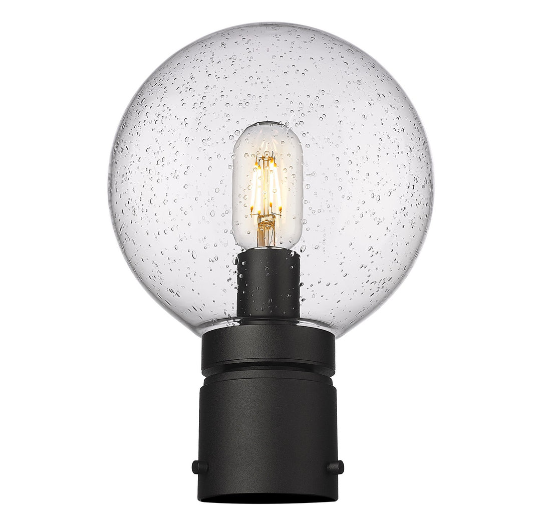 Z-Lite Canada - 599PHM-BK - One Light Outdoor Post Mount Fixture - Laurent - Black