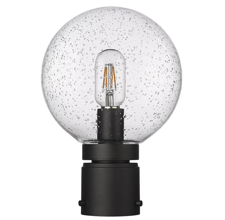 Z-Lite Canada - 599PHM-BK - One Light Outdoor Post Mount Fixture - Laurent - Black