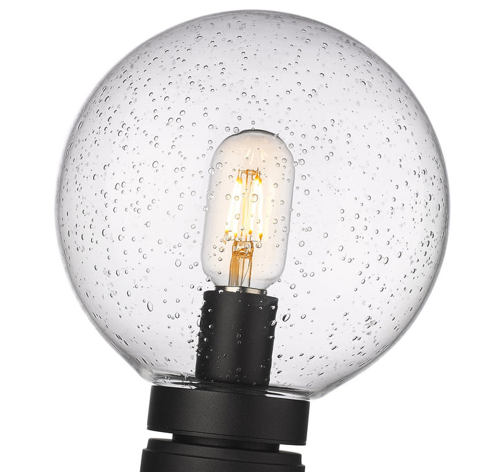 Z-Lite Canada - 599PHM-BK - One Light Outdoor Post Mount Fixture - Laurent - Black