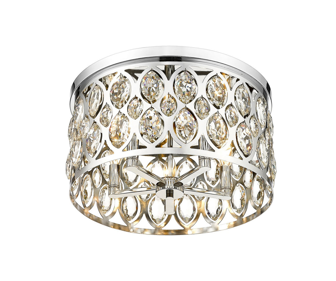 Z-Lite Canada - 6010F18CH - Five Light Flush Mount - Dealey - Chrome