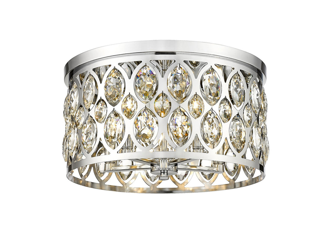 Z-Lite Canada - 6010F18CH - Five Light Flush Mount - Dealey - Chrome