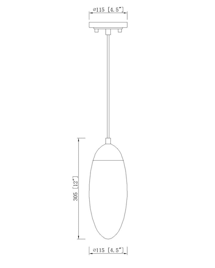 Z-Lite Canada - 651P-MB - One Light Pendant - Arden - Matte Black