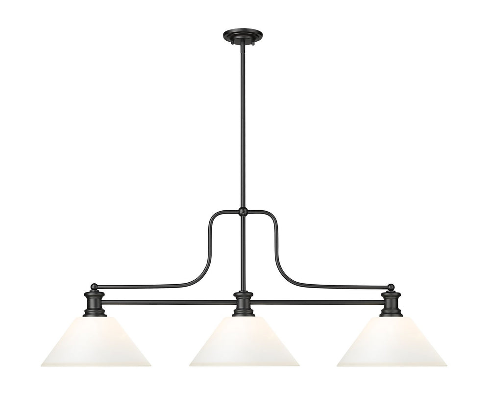 Z-Lite Canada - 725-3MB-AMO14 - Three Light Billiard - Melange - Matte Black