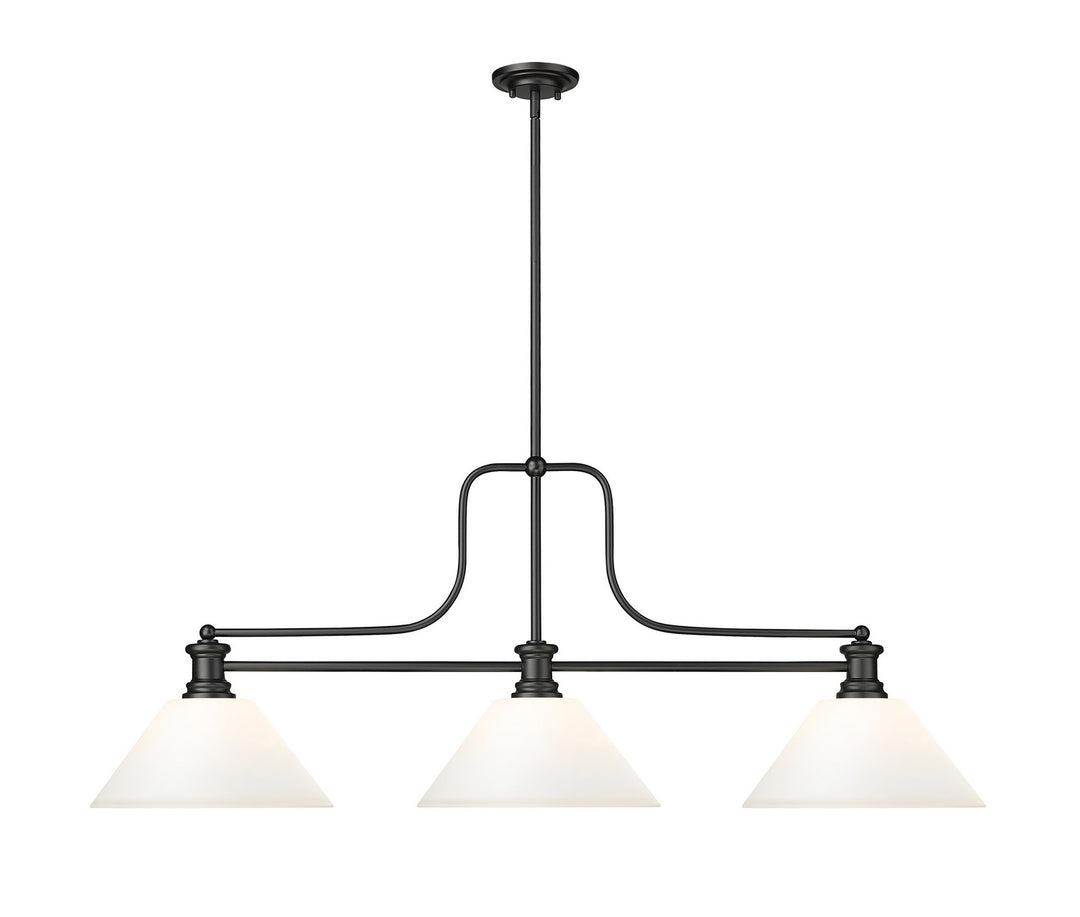Z-Lite Canada - 725-3MB-AMO14 - Three Light Billiard - Melange - Matte Black