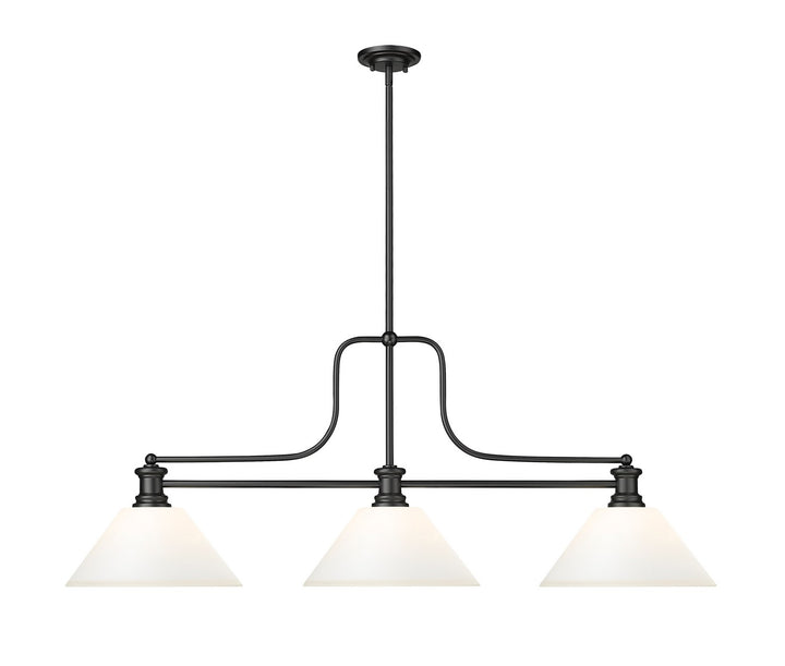 Z-Lite Canada - 725-3MB-AMO14 - Three Light Billiard - Melange - Matte Black