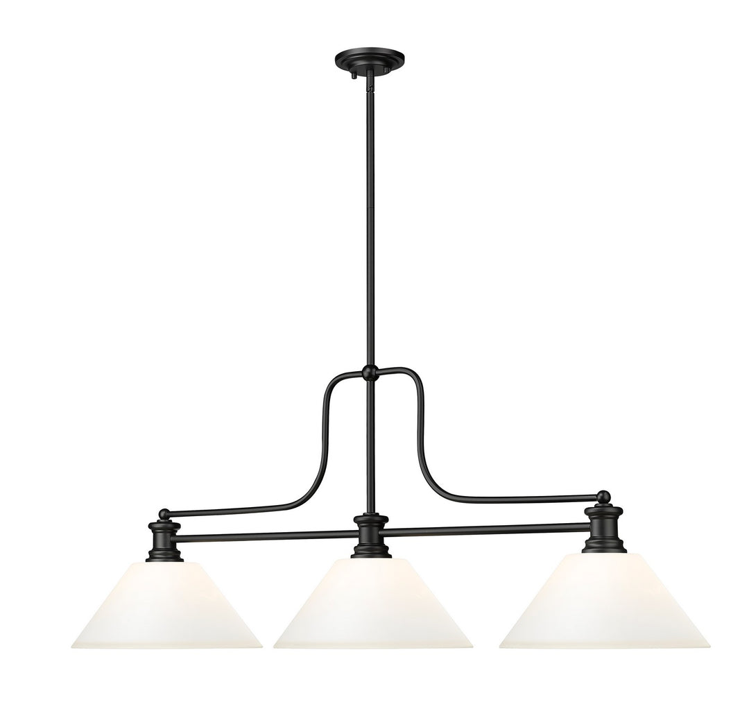 Z-Lite Canada - 725-3MB-AMO14 - Three Light Billiard - Melange - Matte Black