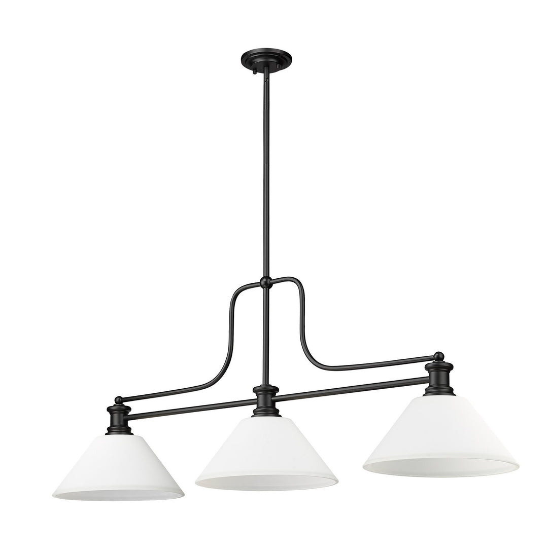 Z-Lite Canada - 725-3MB-AMO14 - Three Light Billiard - Melange - Matte Black