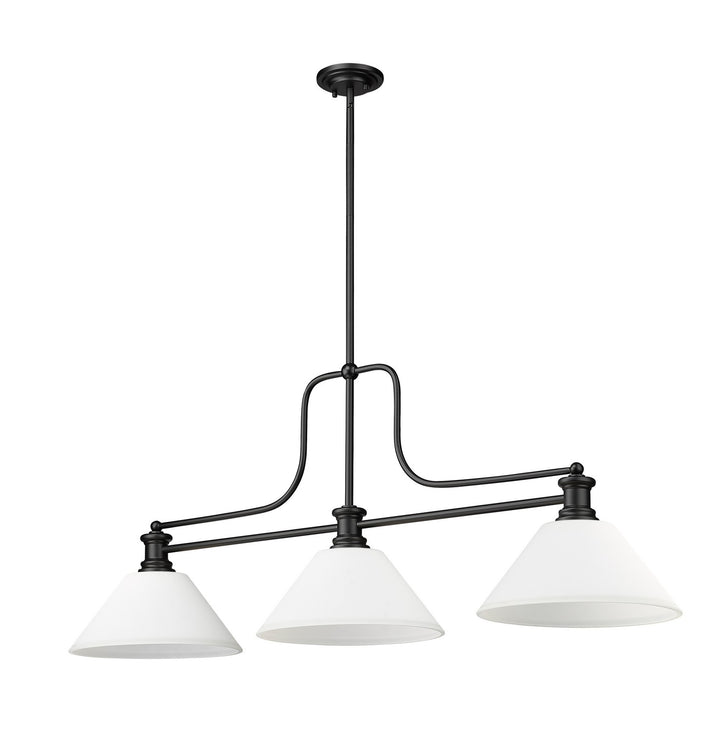 Z-Lite Canada - 725-3MB-AMO14 - Three Light Billiard - Melange - Matte Black