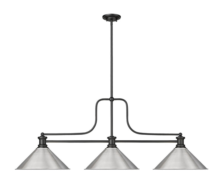 Z-Lite Canada - 725-3MB-BN15 - Three Light Billiard - Melange - Matte Black