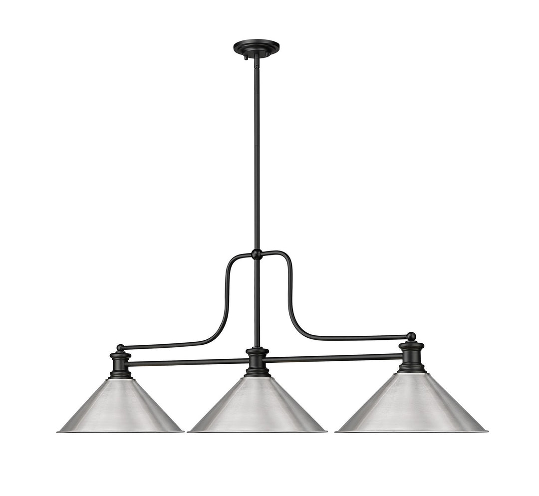 Z-Lite Canada - 725-3MB-BN15 - Three Light Billiard - Melange - Matte Black