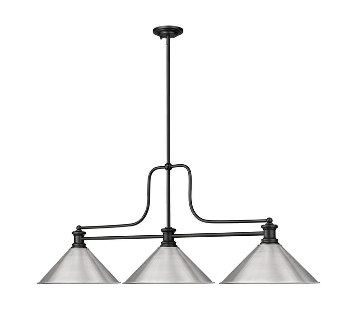 Z-Lite Canada - 725-3MB-BN15 - Three Light Billiard - Melange - Matte Black