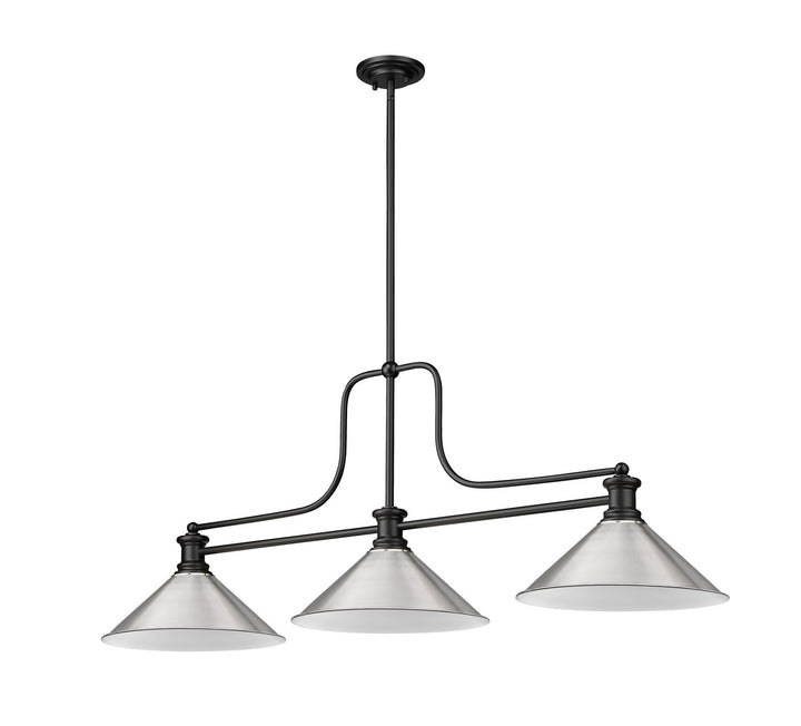 Z-Lite Canada - 725-3MB-BN15 - Three Light Billiard - Melange - Matte Black