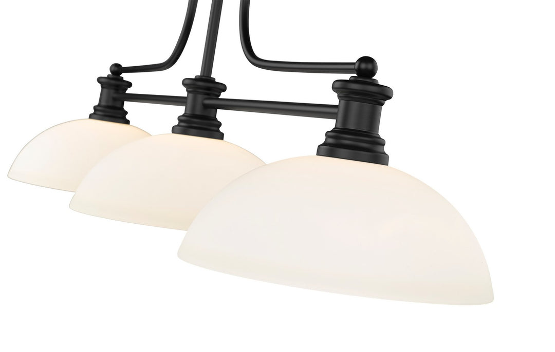 Z-Lite Canada - 725-3MB-DMO14 - Three Light Billiard - Melange - Matte Black