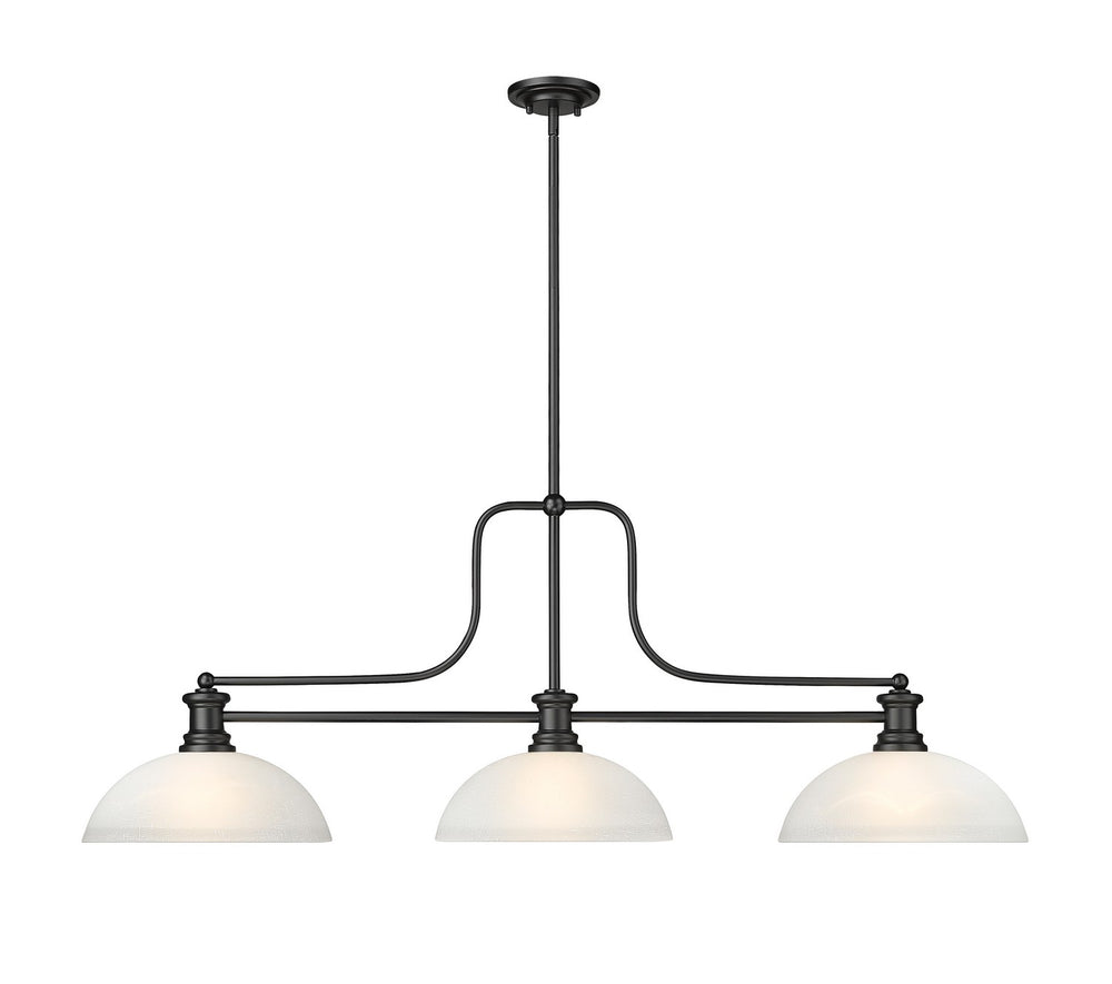 Z-Lite Canada - 725-3MB-DWL14 - Three Light Billiard - Melange - Matte Black