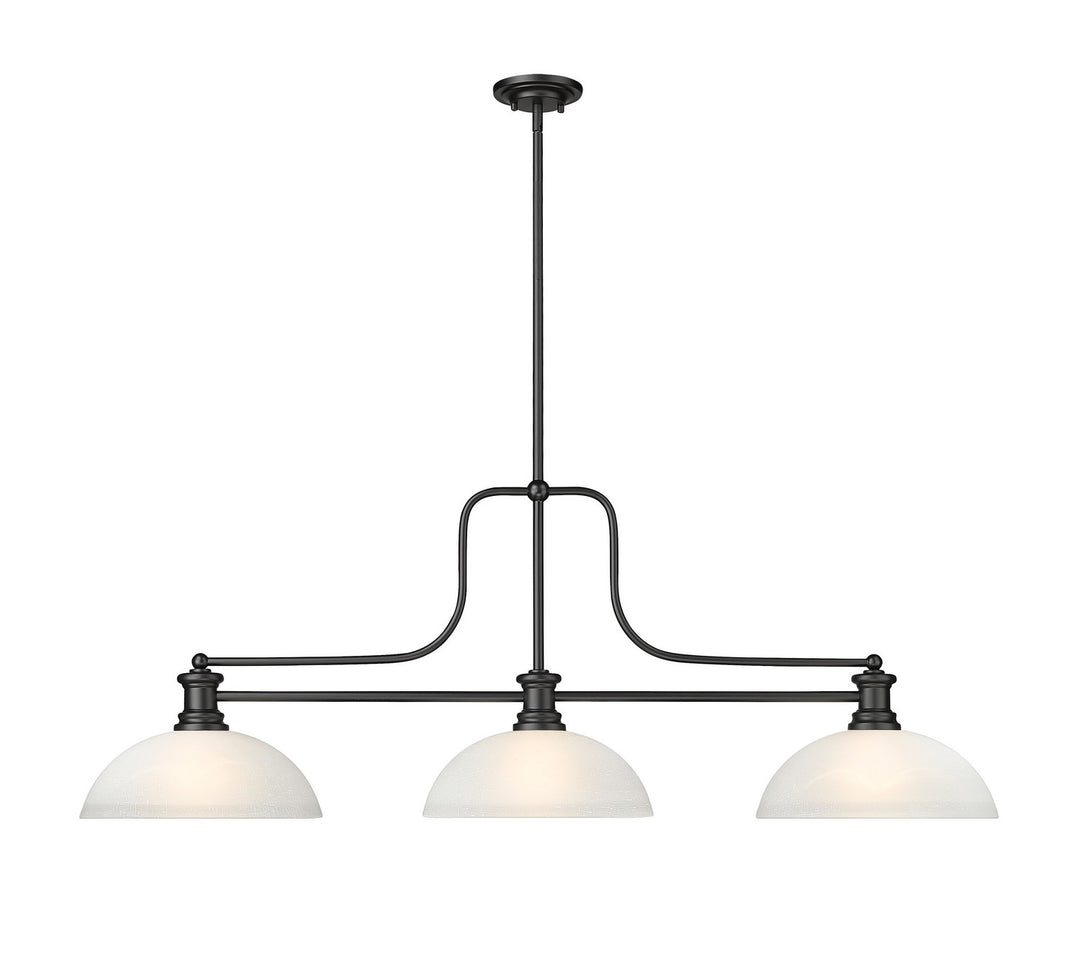 Z-Lite Canada - 725-3MB-DWL14 - Three Light Billiard - Melange - Matte Black