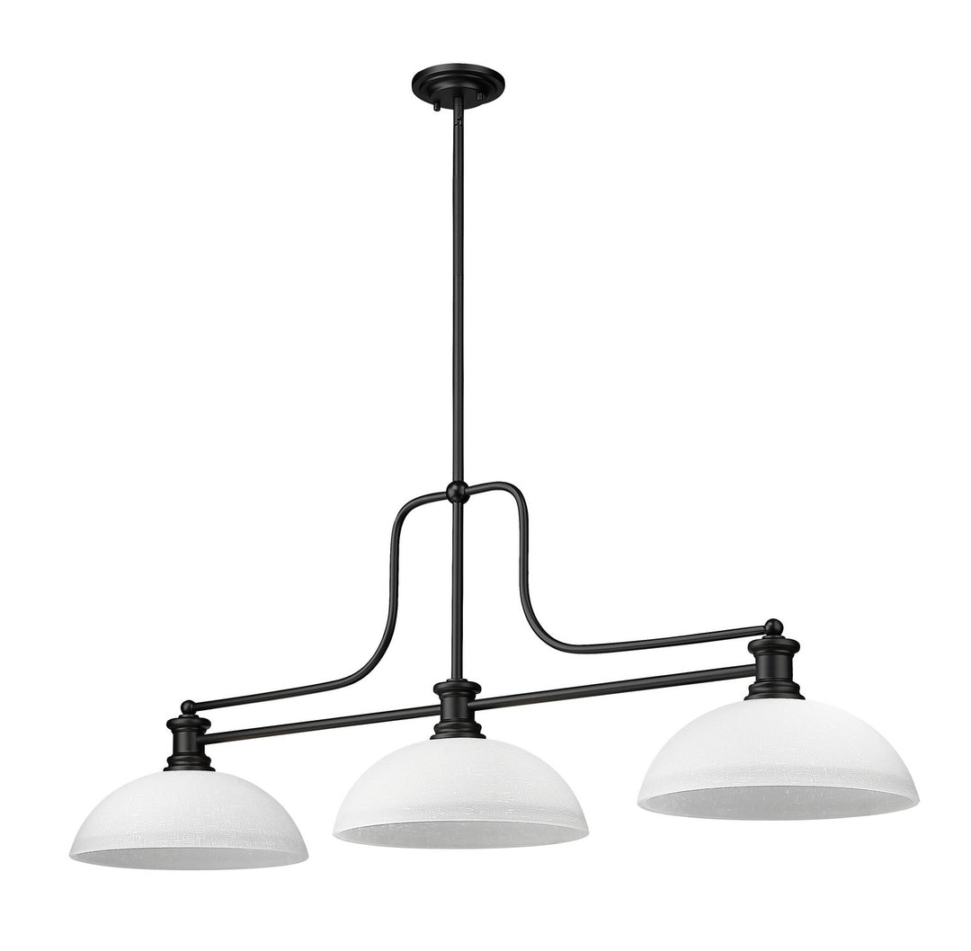 Z-Lite Canada - 725-3MB-DWL14 - Three Light Billiard - Melange - Matte Black