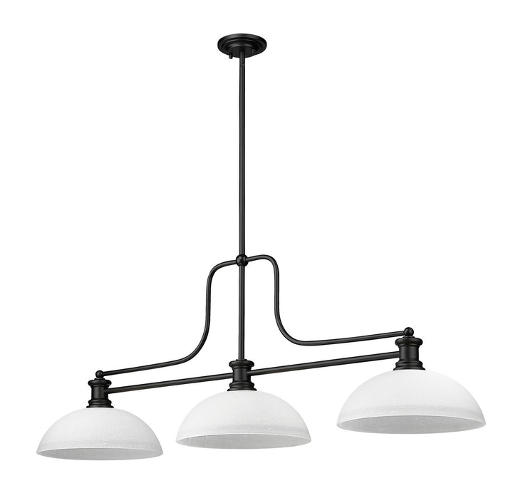 Z-Lite Canada - 725-3MB-DWL14 - Three Light Billiard - Melange - Matte Black