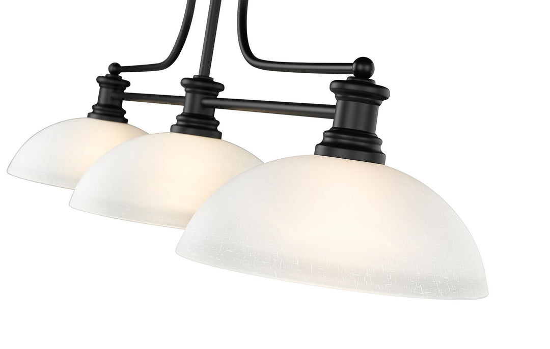 Z-Lite Canada - 725-3MB-DWL14 - Three Light Billiard - Melange - Matte Black