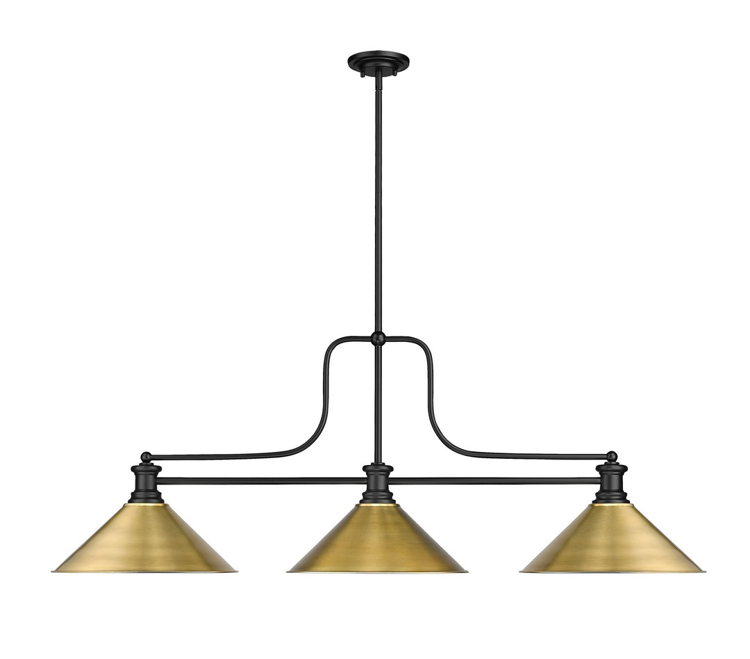 Z-Lite Canada - 725-3MB-RB15 - Three Light Billiard - Melange - Matte Black