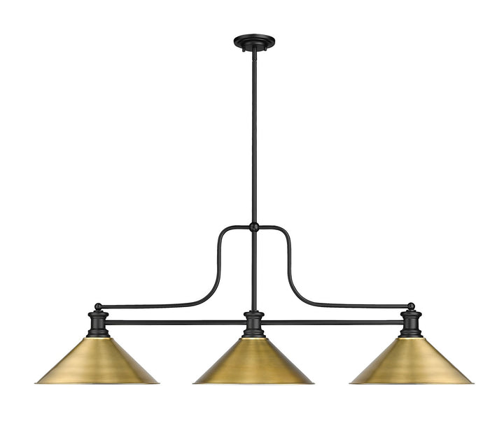 Z-Lite Canada - 725-3MB-RB15 - Three Light Billiard - Melange - Matte Black