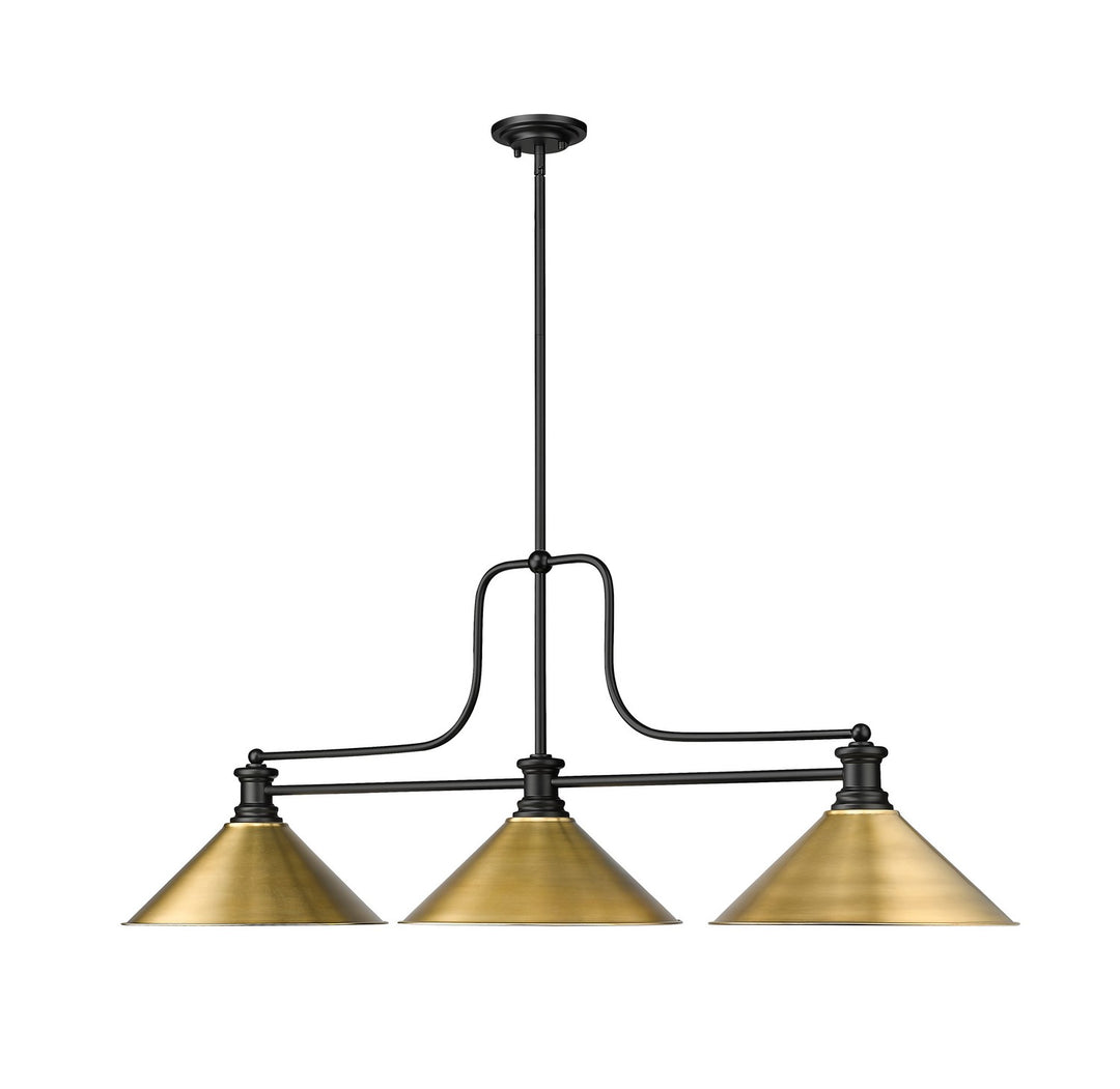 Z-Lite Canada - 725-3MB-RB15 - Three Light Billiard - Melange - Matte Black