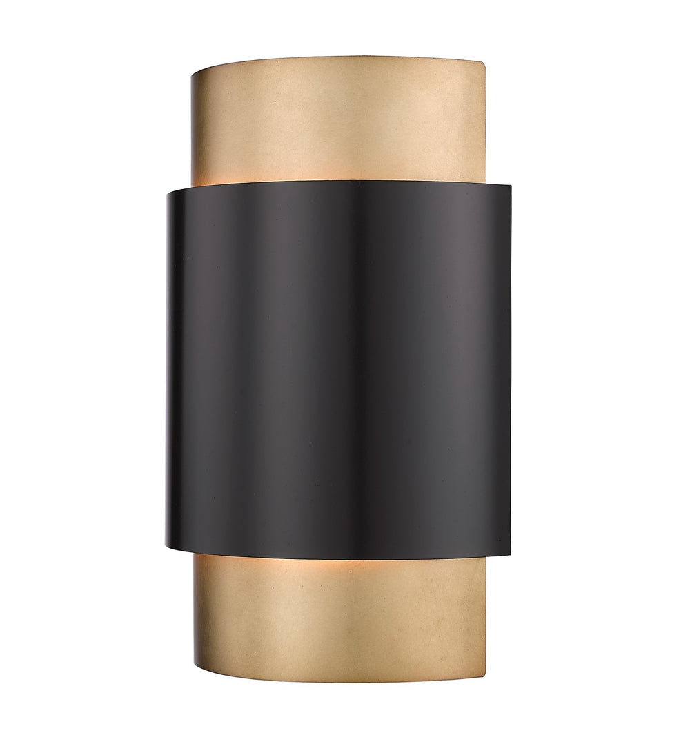 Z-Lite Canada - 739S-BRZ-RB - Two Light Wall Sconce - Harlech - Bronze + Rubbed Brass