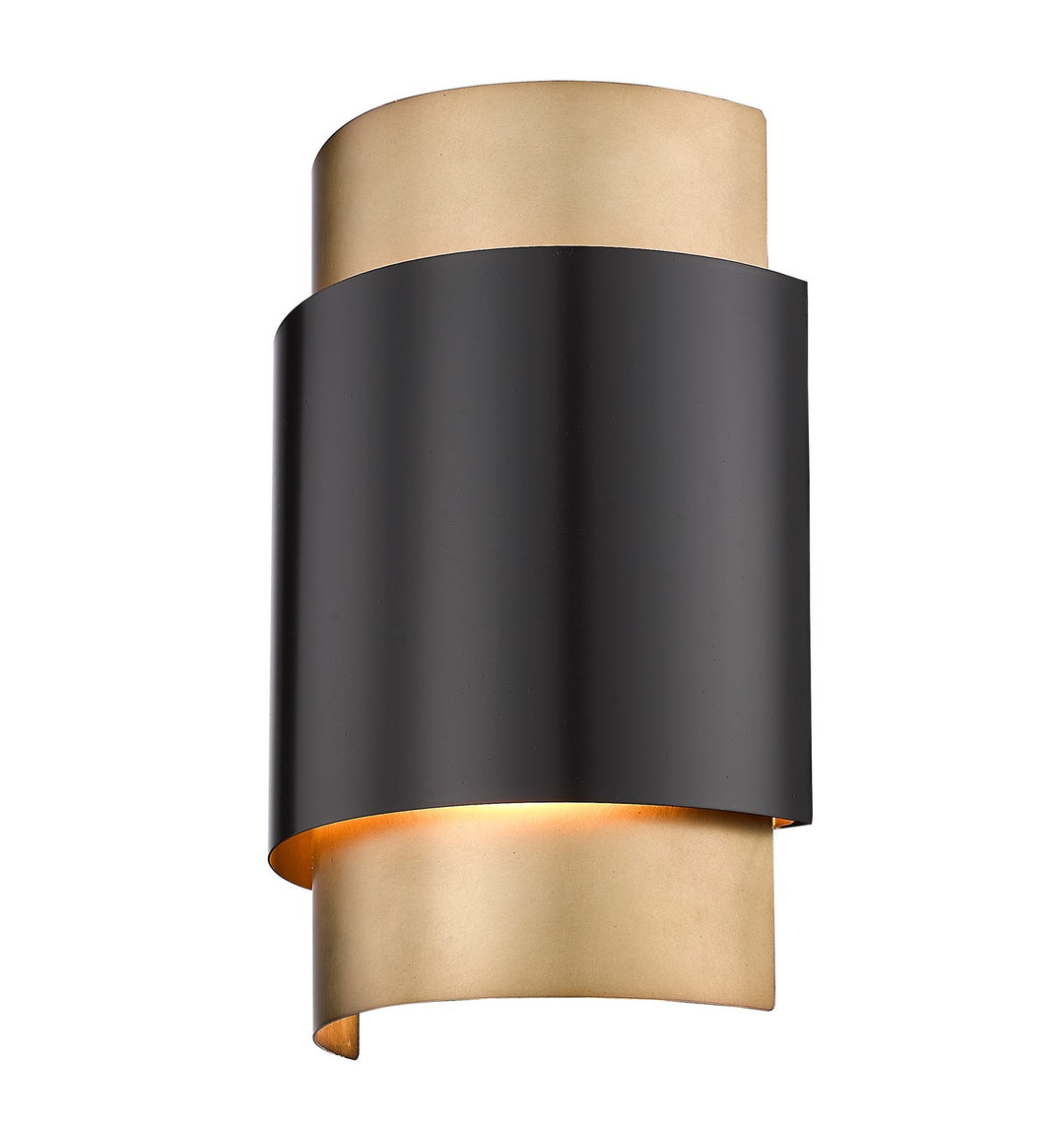Z-Lite Canada - 739S-BRZ-RB - Two Light Wall Sconce - Harlech - Bronze + Rubbed Brass