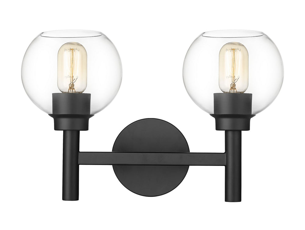 Z-Lite Canada - 7502-2V-MB - Two Light Vanity - Sutton - Matte Black