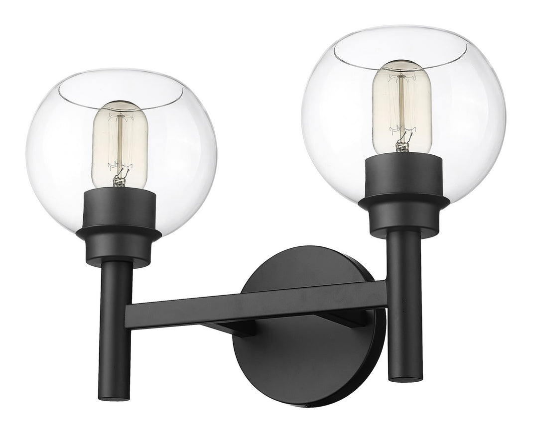 Z-Lite Canada - 7502-2V-MB - Two Light Vanity - Sutton - Matte Black