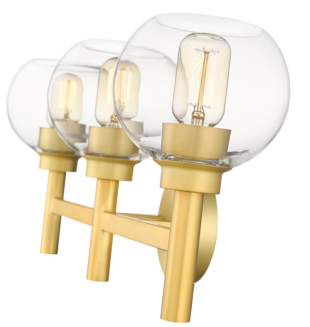 Z-Lite Canada - 7502-3V-BG - Three Light Vanity - Sutton - Brushed Gold
