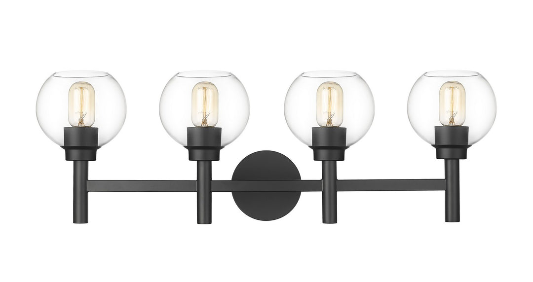 Z-Lite Canada - 7502-4V-MB - Four Light Vanity - Sutton - Matte Black
