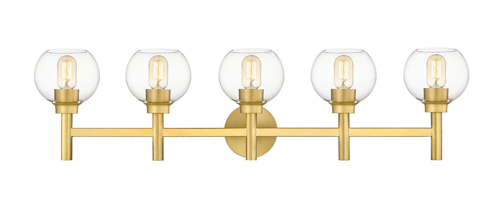 Z-Lite Canada - 7502-5V-BG - Five Light Vanity - Sutton - Brushed Gold
