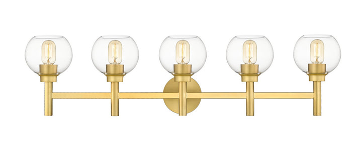 Z-Lite Canada - 7502-5V-BG - Five Light Vanity - Sutton - Brushed Gold