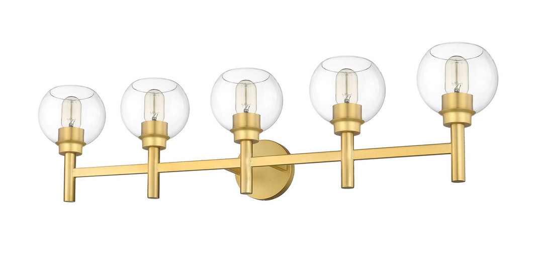 Z-Lite Canada - 7502-5V-BG - Five Light Vanity - Sutton - Brushed Gold
