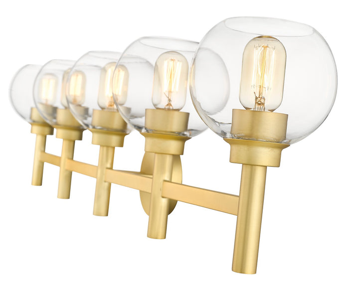 Z-Lite Canada - 7502-5V-BG - Five Light Vanity - Sutton - Brushed Gold
