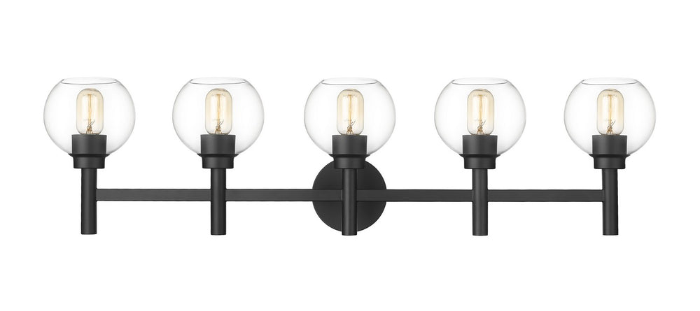 Z-Lite Canada - 7502-5V-MB - Five Light Vanity - Sutton - Matte Black
