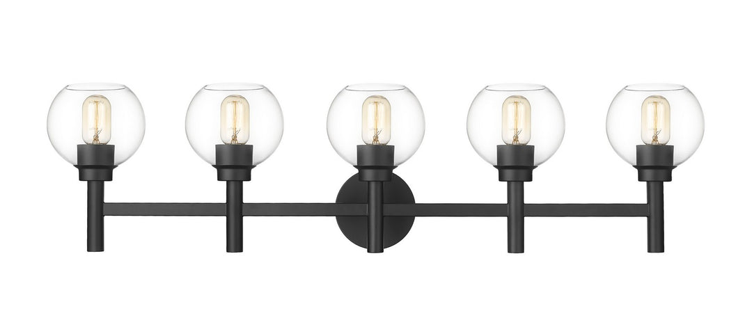 Z-Lite Canada - 7502-5V-MB - Five Light Vanity - Sutton - Matte Black
