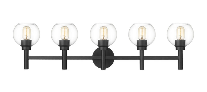 Z-Lite Canada - 7502-5V-MB - Five Light Vanity - Sutton - Matte Black