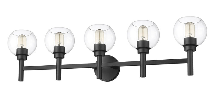 Z-Lite Canada - 7502-5V-MB - Five Light Vanity - Sutton - Matte Black